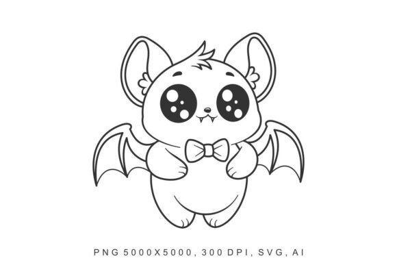 Bat - Bow Tie Graphics