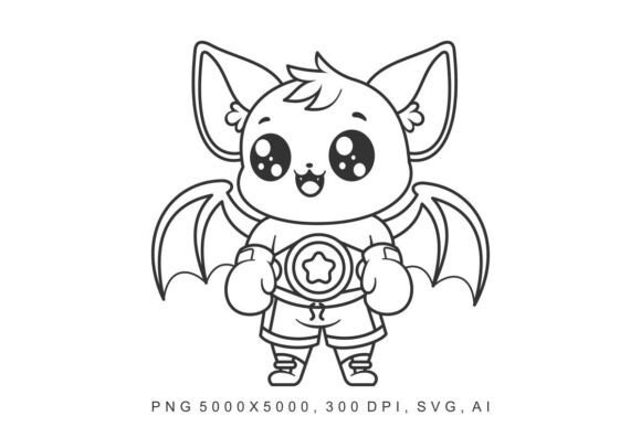 Bat - Boxing Graphics and Illustrations