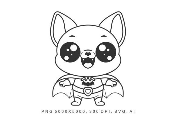 Bat - Hero Graphics: A Versatile Illustration for Handmade Creations
