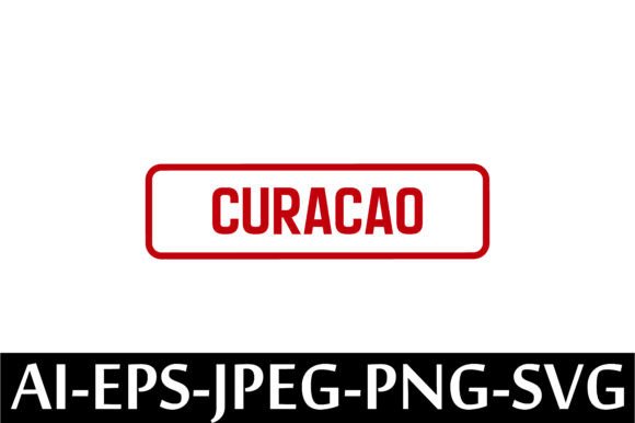 Curacao Rubber Stamp Design Vector Review for Embroidery Projects