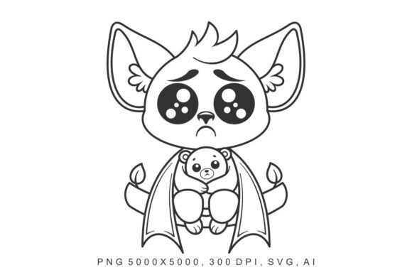 Cute Bat Illustration for Commercial Use: A Seller’s Review