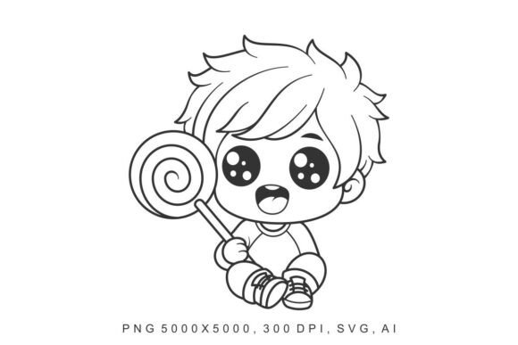 Kids - Lollipop: A Sweet Embroidery Design