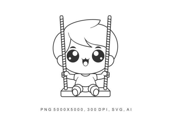 Kids - Swing Graphics and Illustrations