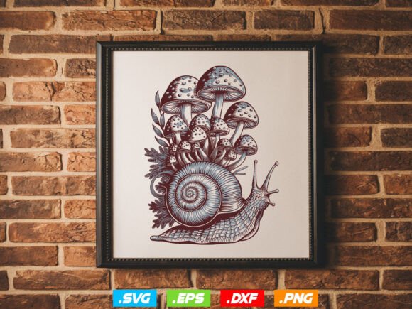 Mystical Snail and Mushroom Embroidery Design Review