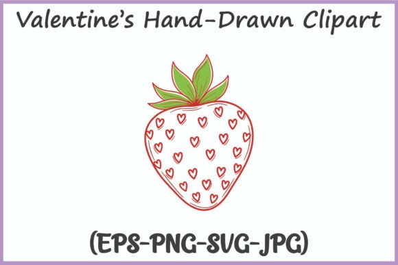 Valentines Strawberry with Hearts SVG Review: A Whimsical Embroidery Design