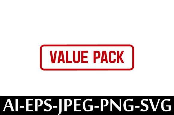 VALUE PACK Rubber Stamp Design Vector for Graphics and Freebies